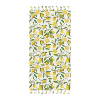COSSIE Amalfi Boho Lemon Beach Towel